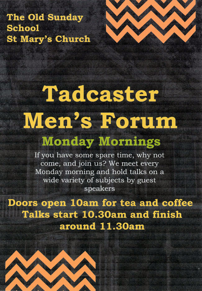 Men's Forum Poster
