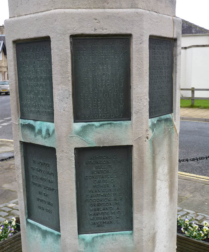 War Memorial Plaques