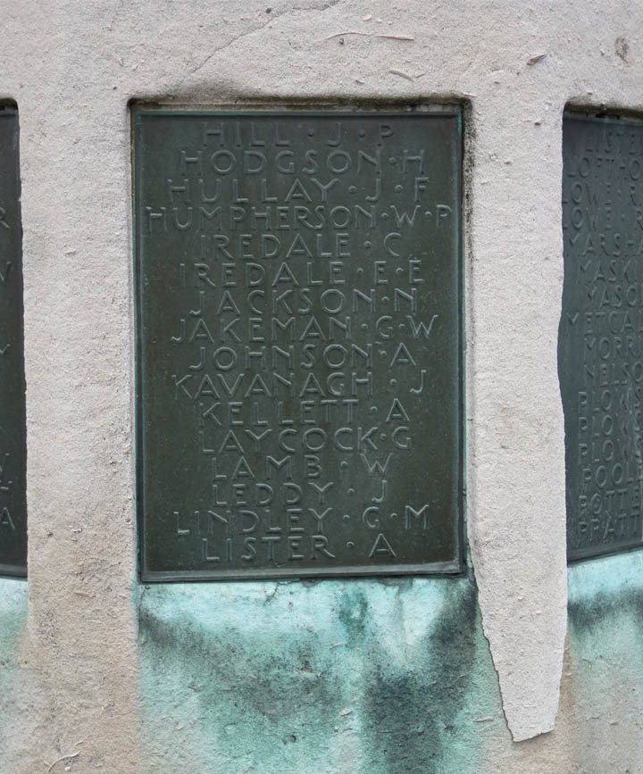 War Memorial Plaques