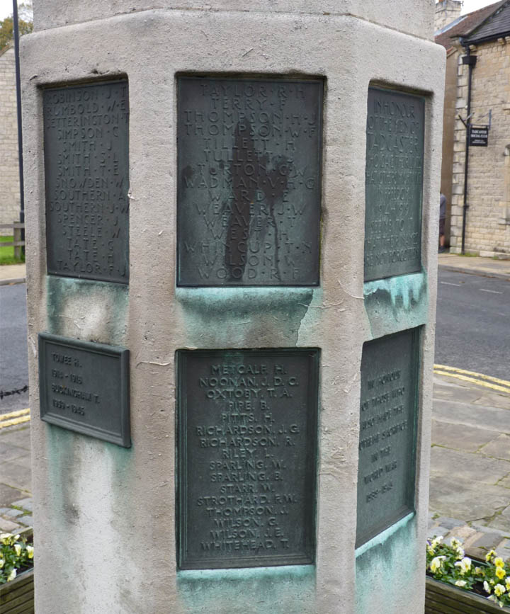 War Memorial Plaques