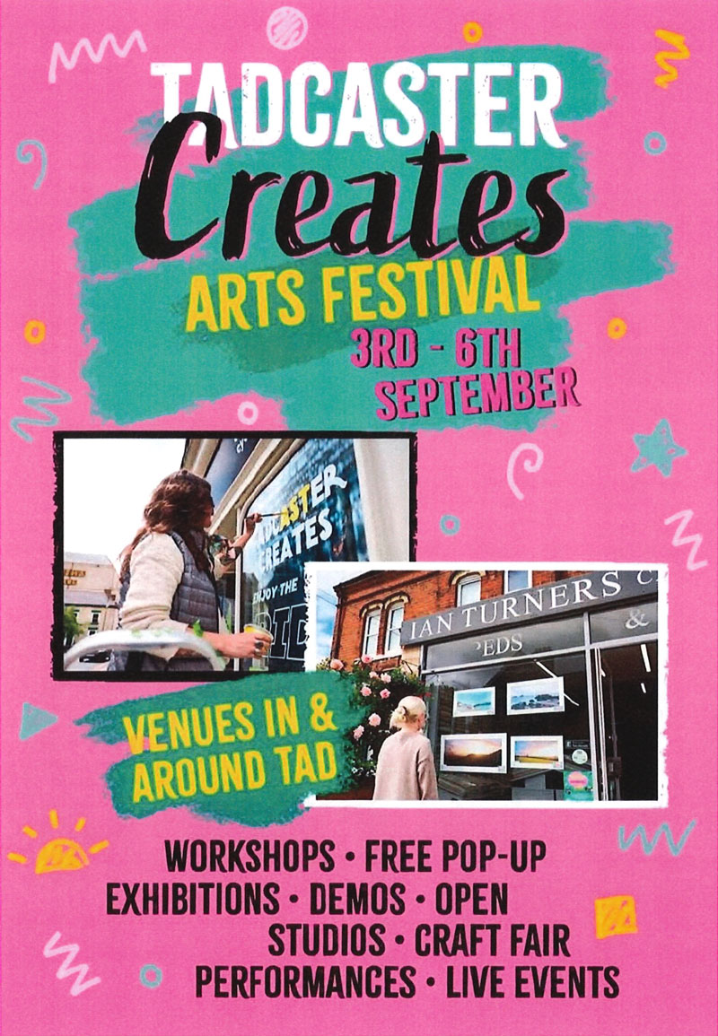 Tadcaster CReates Arts Festival Poster