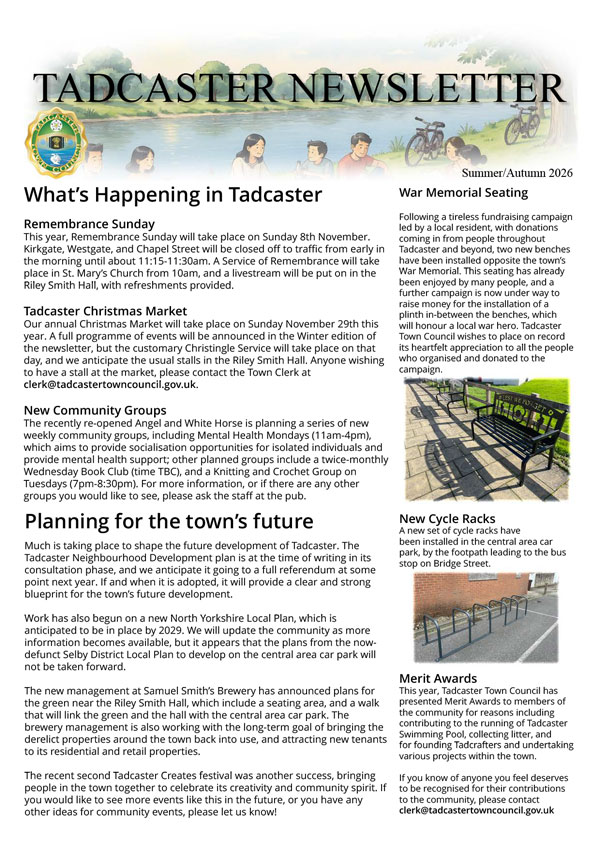 2026 Summer - Autumn Newsletter Page 1