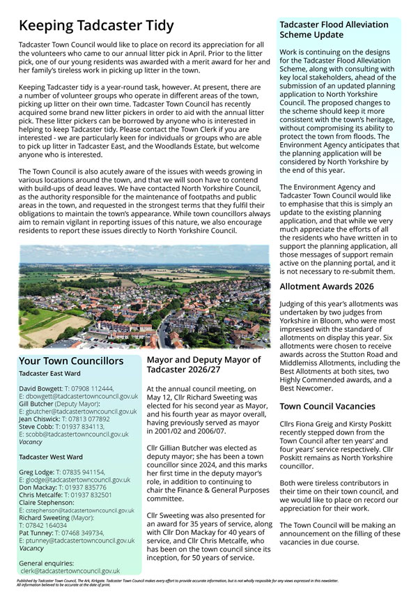 2026 Summer - Autumn Newsletter Page 2